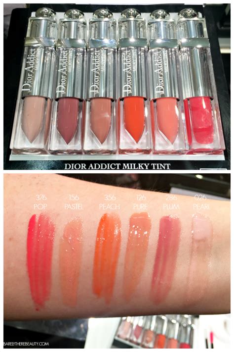 dior milky tint swatches|Dior lip tint.